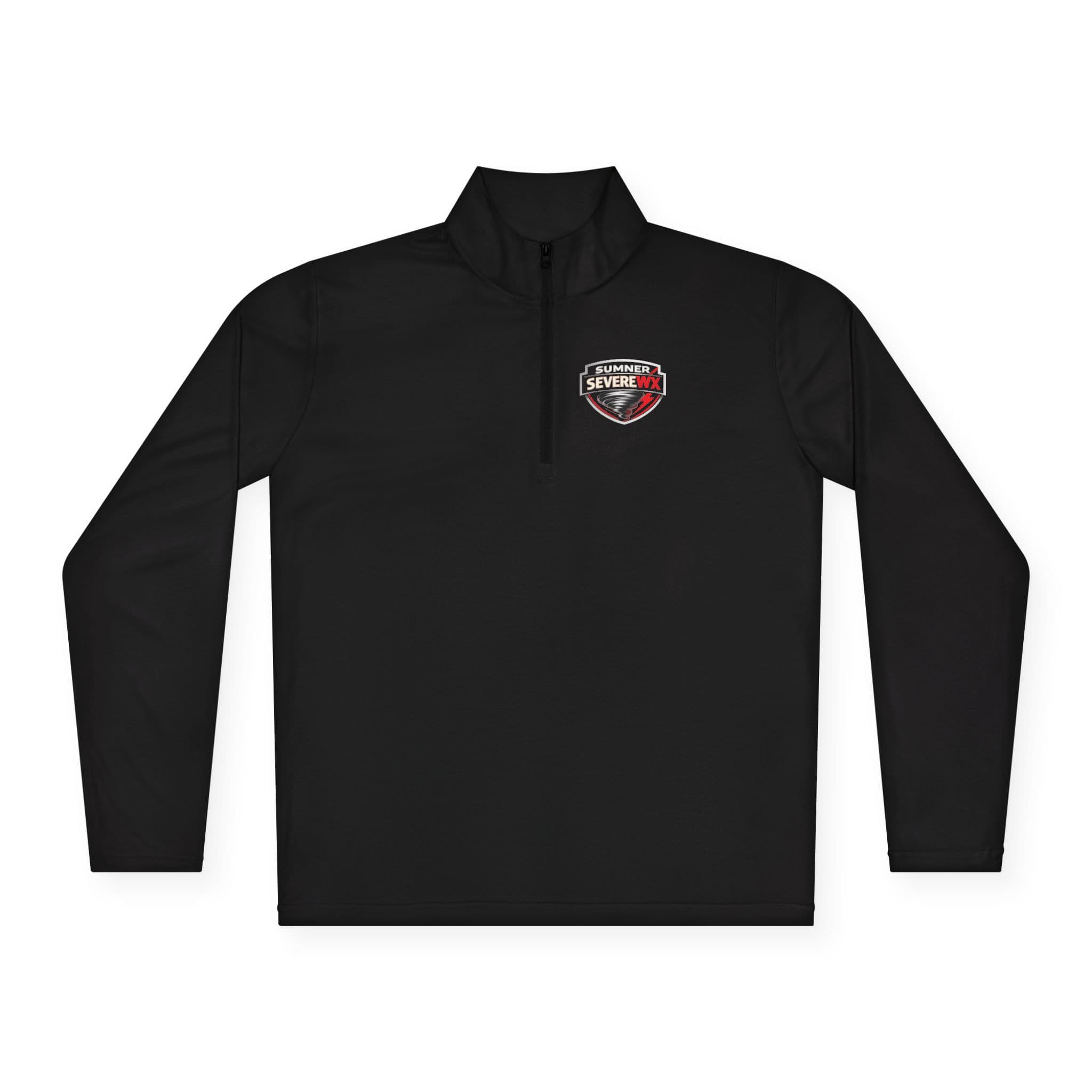 Quarter-Zip Pullover: Vintage Motorsport Crest