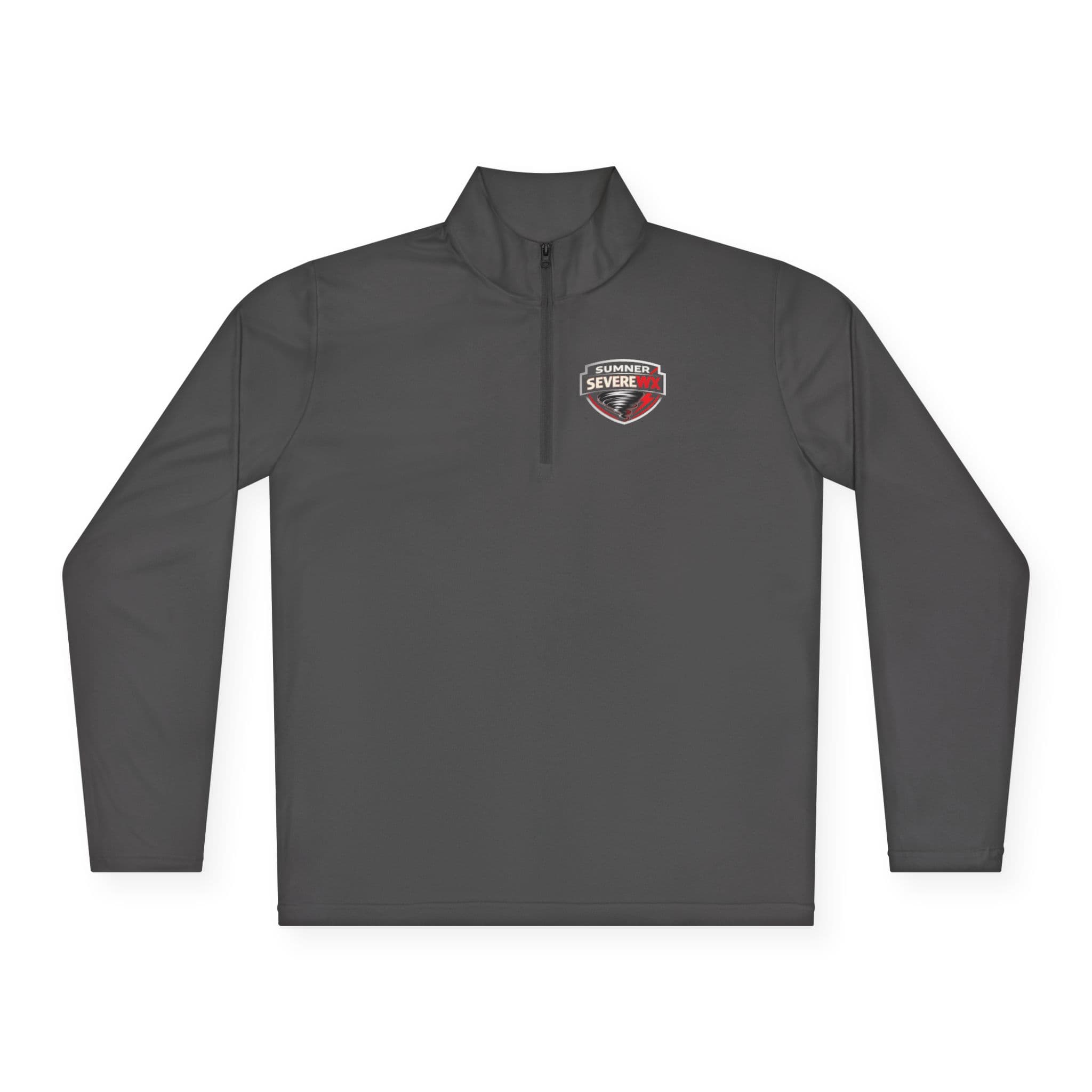Quarter-Zip Pullover: Vintage Motorsport Crest