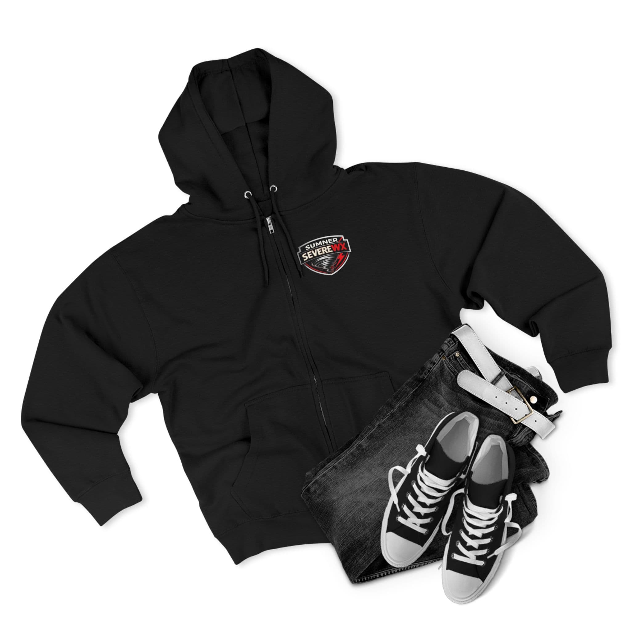 Severe Weather Team Zip Hoodie: Storm Response Logo Jacket