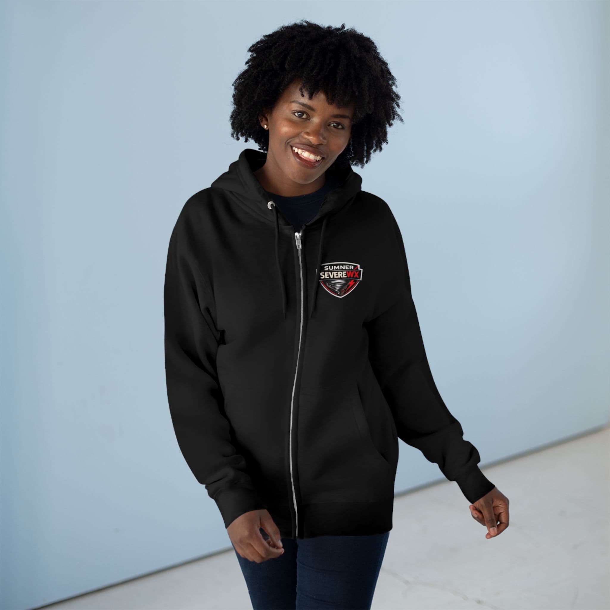 Severe Weather Team Zip Hoodie: Storm Response Logo Jacket